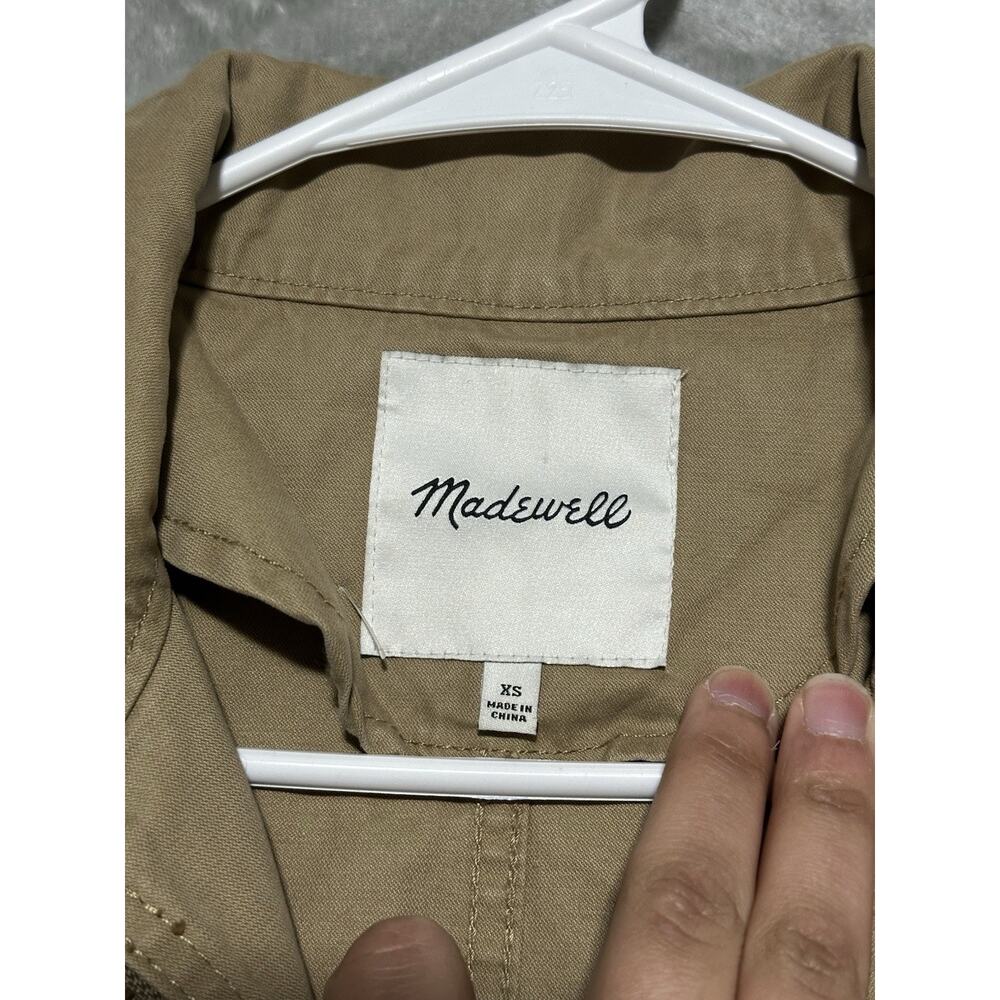 Madewell Fleet Dispatch Military Utility Jacket Womens XS Tan Granola Outdoors - Picture 2 of 8